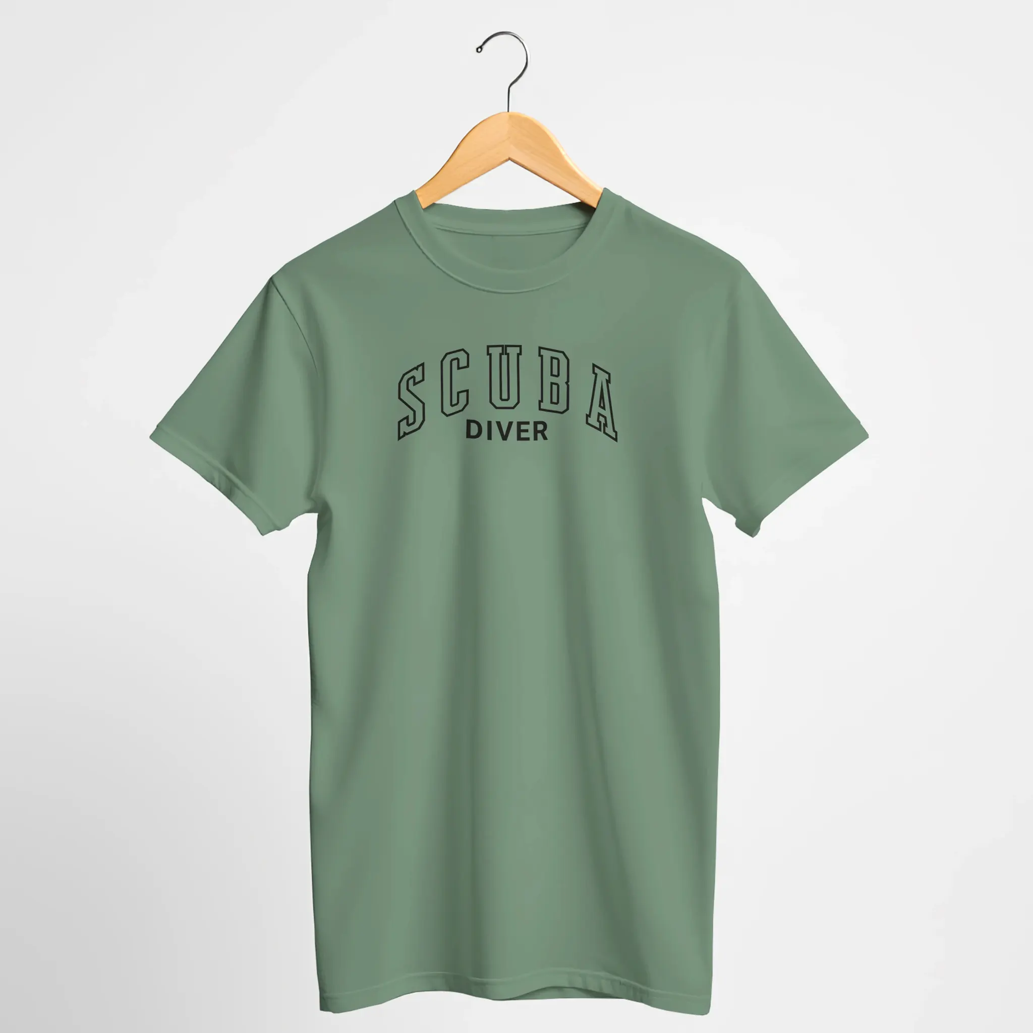 Classic SCUBA DIVER College Font T-Shirt