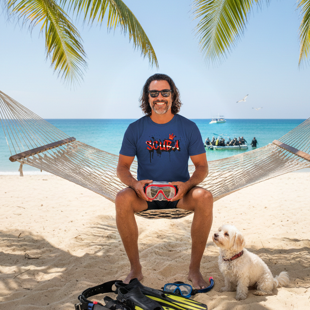 Graffiti Style Scuba Tee Shirt