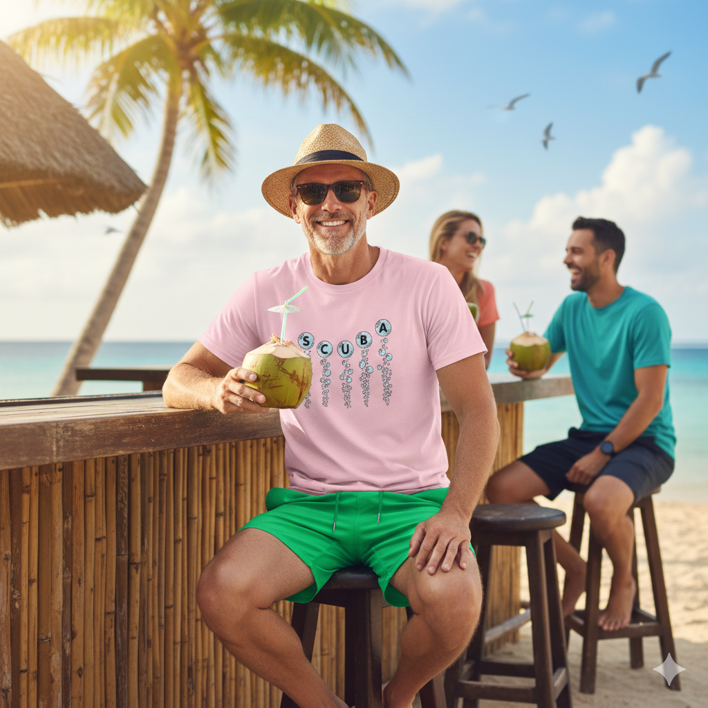 SCUBA Bubble Letters T-Shirt