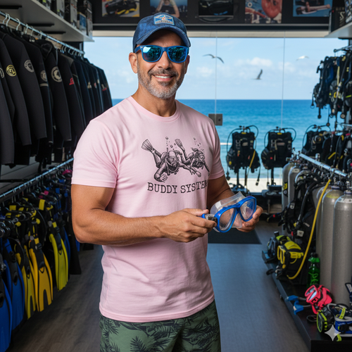Buddy System Scuba Diving T-Shirt