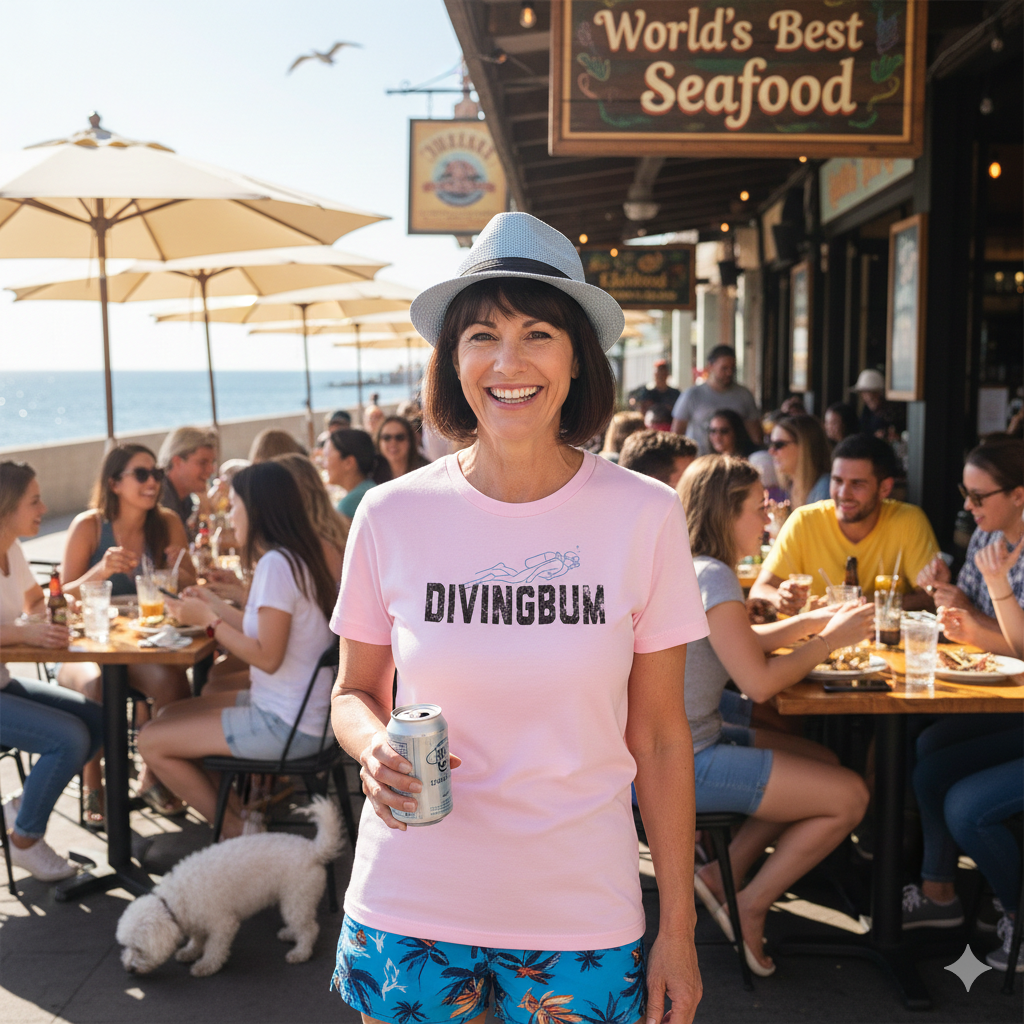 Diving Bum Logo T-Shirt