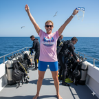 Scuba Bum Vintage Sunset Tee Shirt - Version 2