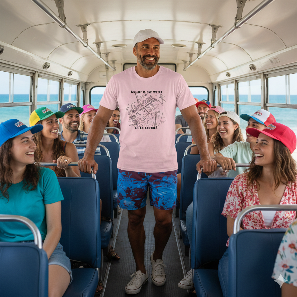 My Life Is One Wreck After Another -  Scuba Diving T-Shirt