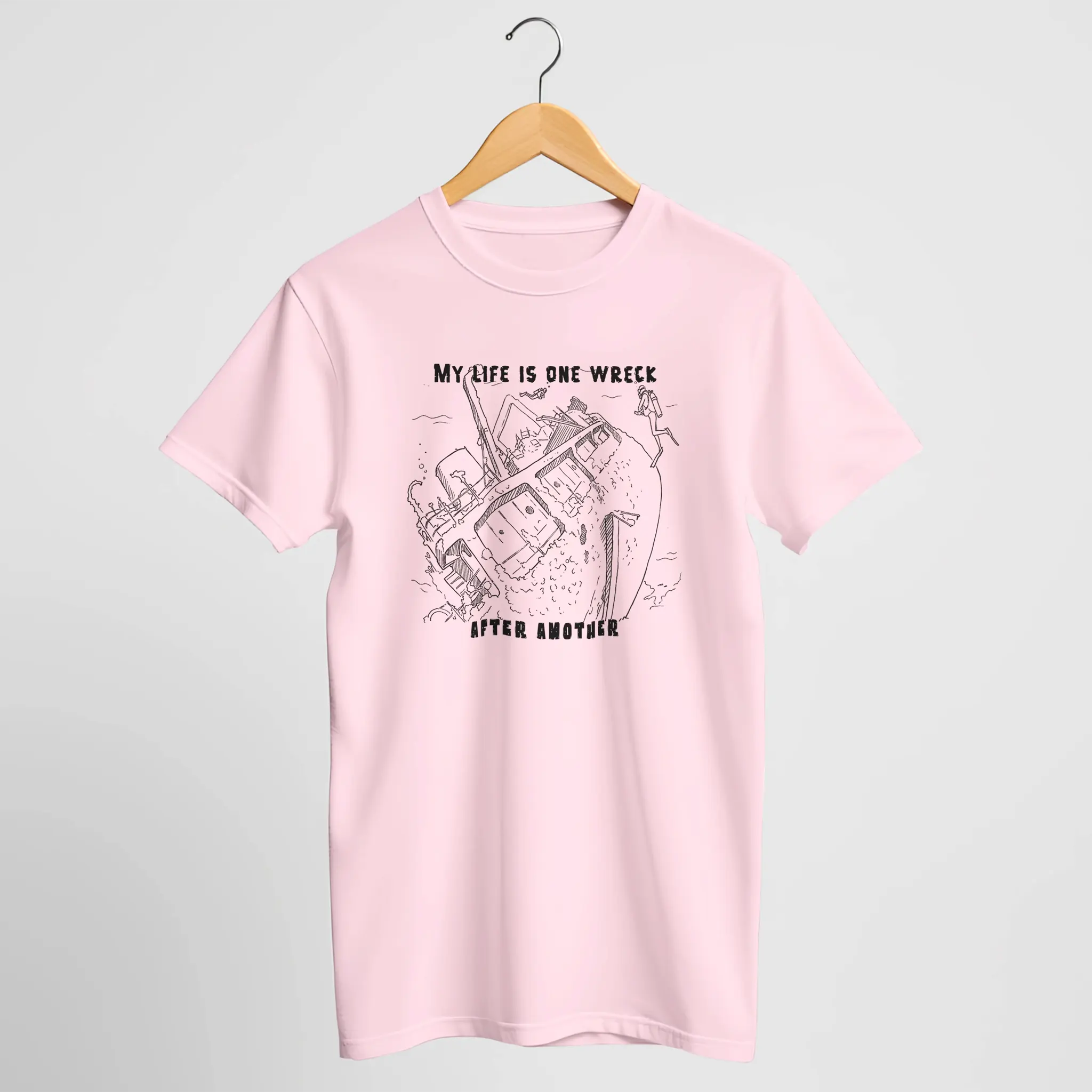 My Life Is One Wreck After Another -  Scuba Diving T-Shirt