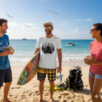 Abstract Scuba Meditation T-Shirt