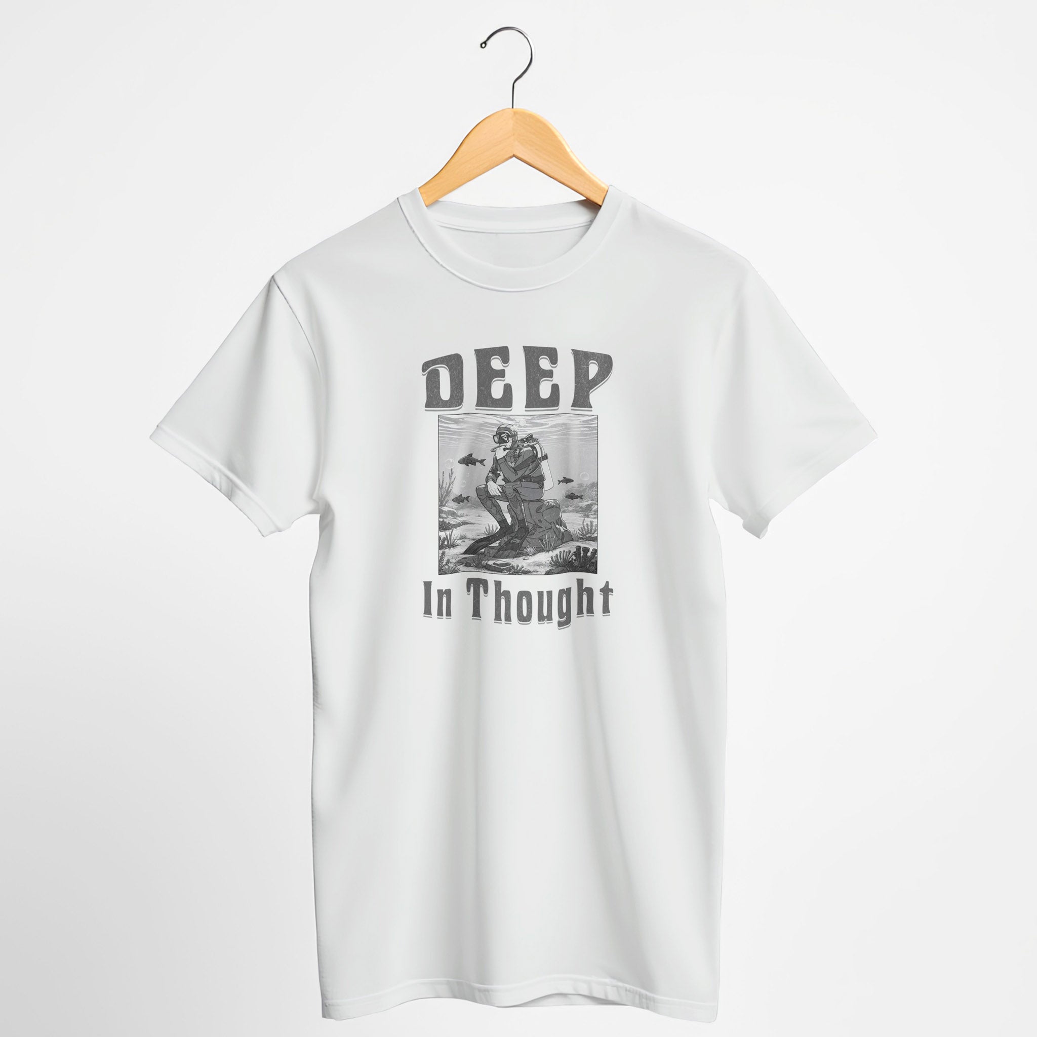 Deep in Thought - Scuba Diving T-Shirt