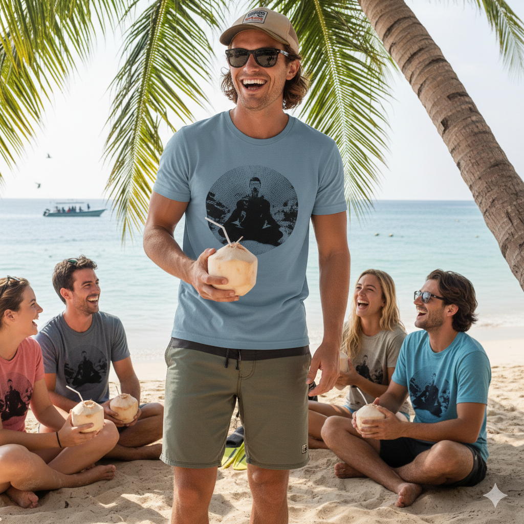 Abstract Scuba Meditation T-Shirt