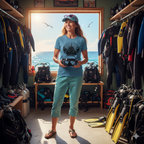 Abstract Scuba Meditation T-Shirt