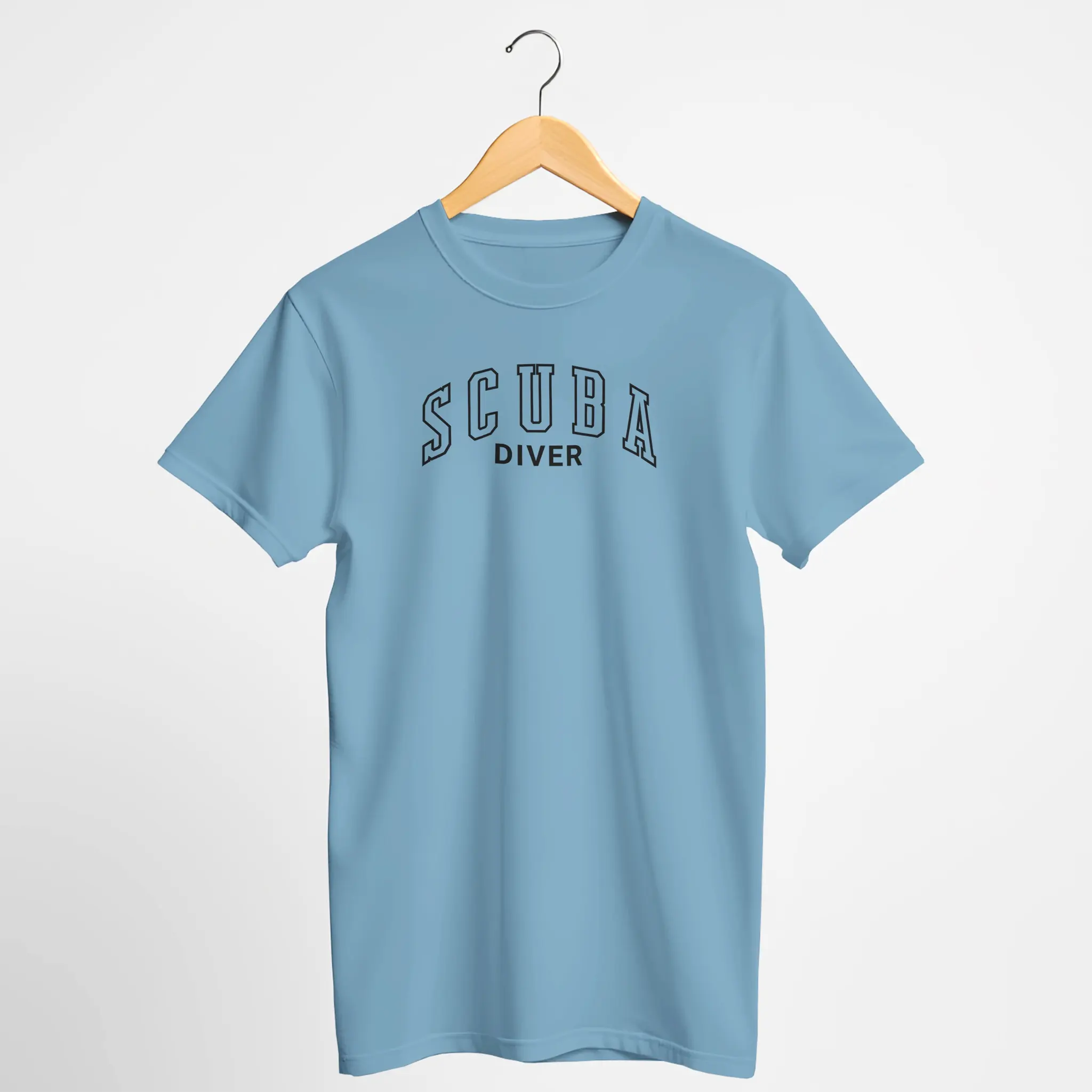Classic SCUBA DIVER College Font T-Shirt