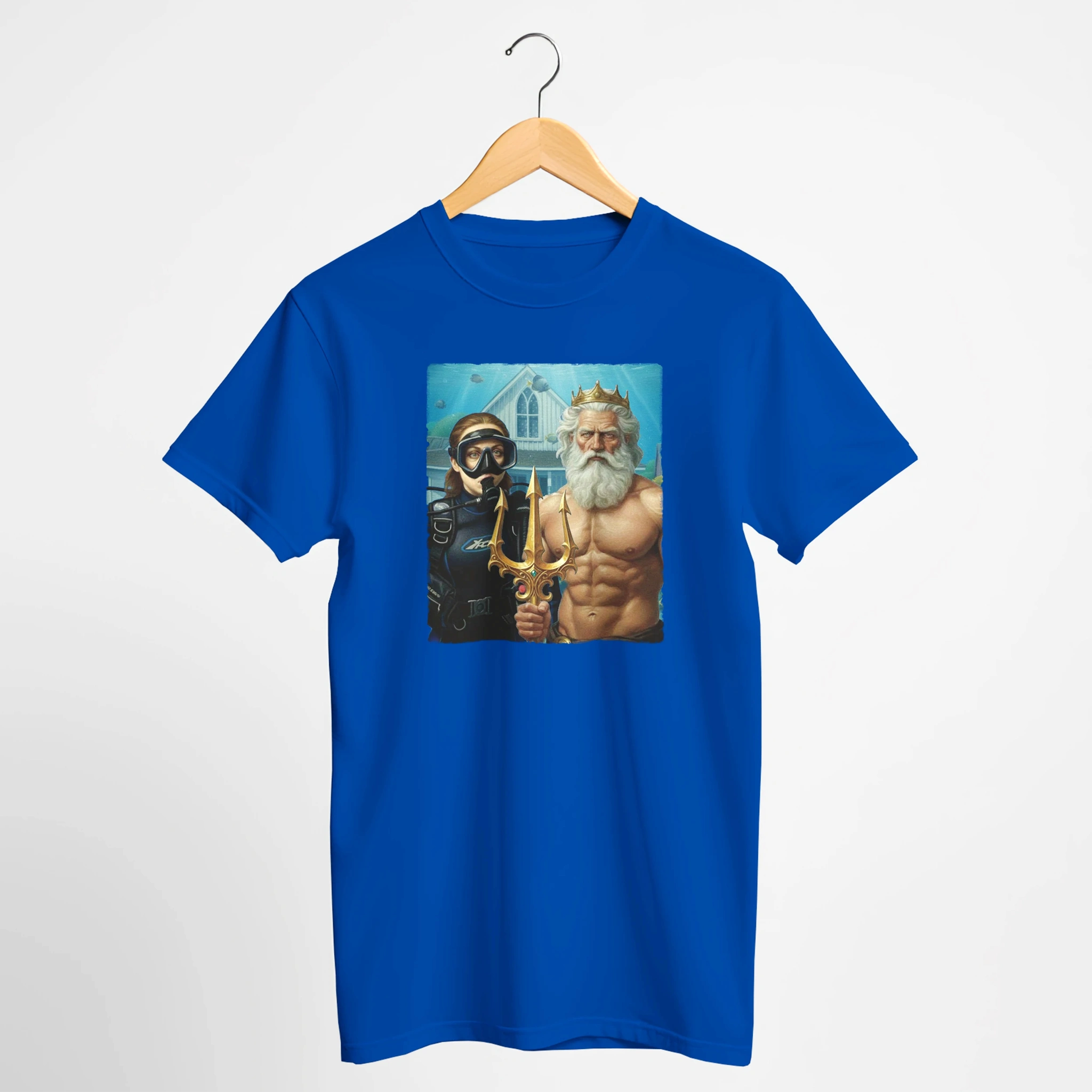 Underwater American Gothic Scuba T-Shirt