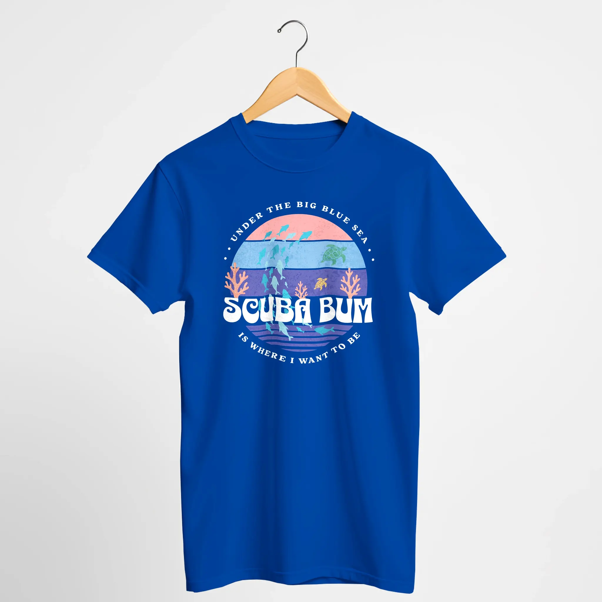 Scuba Bum Vintage Sunset Tee Shirt - Version 2