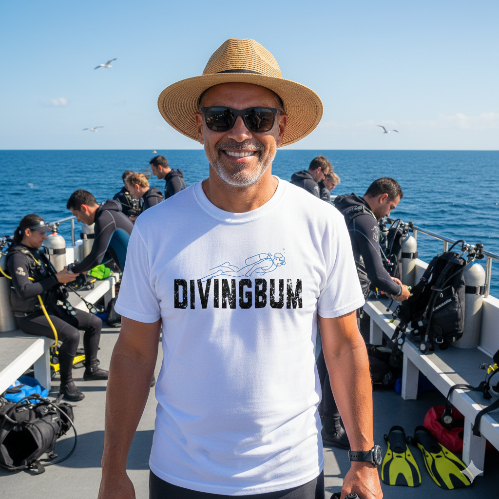 Diving Bum Logo T-Shirt