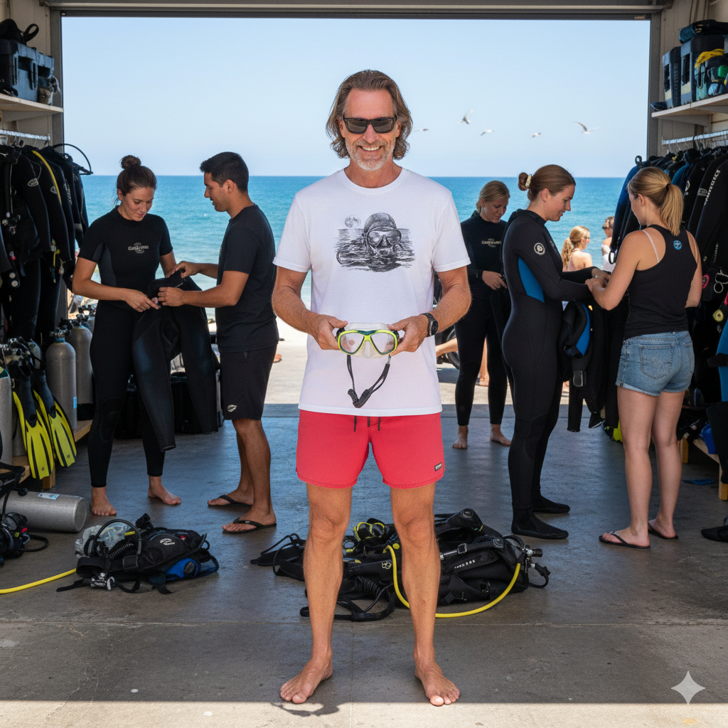 Night Dive Moonlight T-Shirt