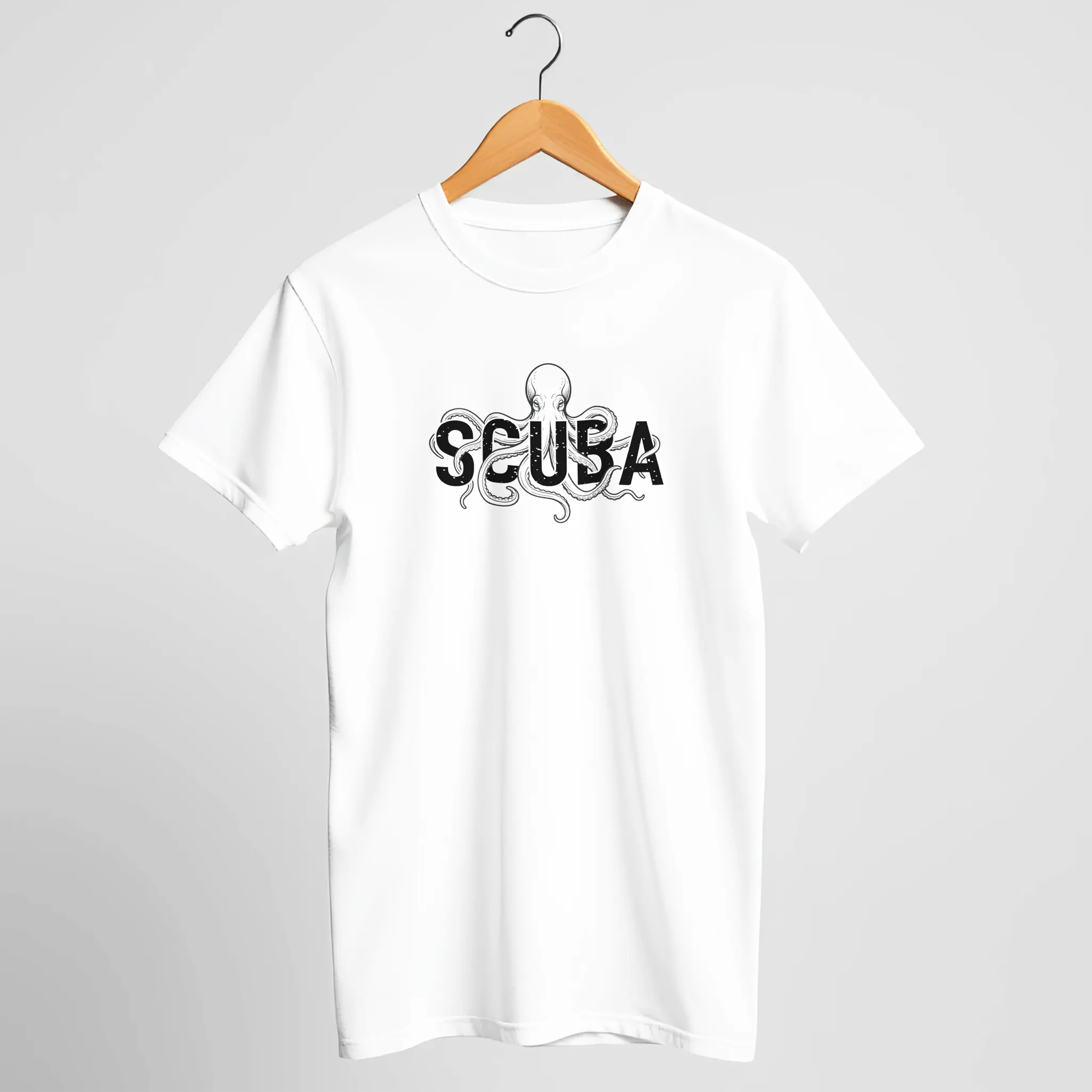 Octopus SCUBA T-Shirt - Artistic Ocean Design