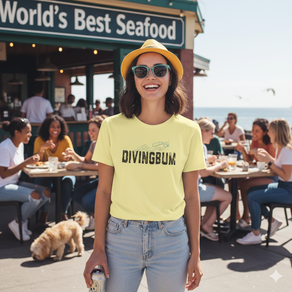 Diving Bum Logo T-Shirt