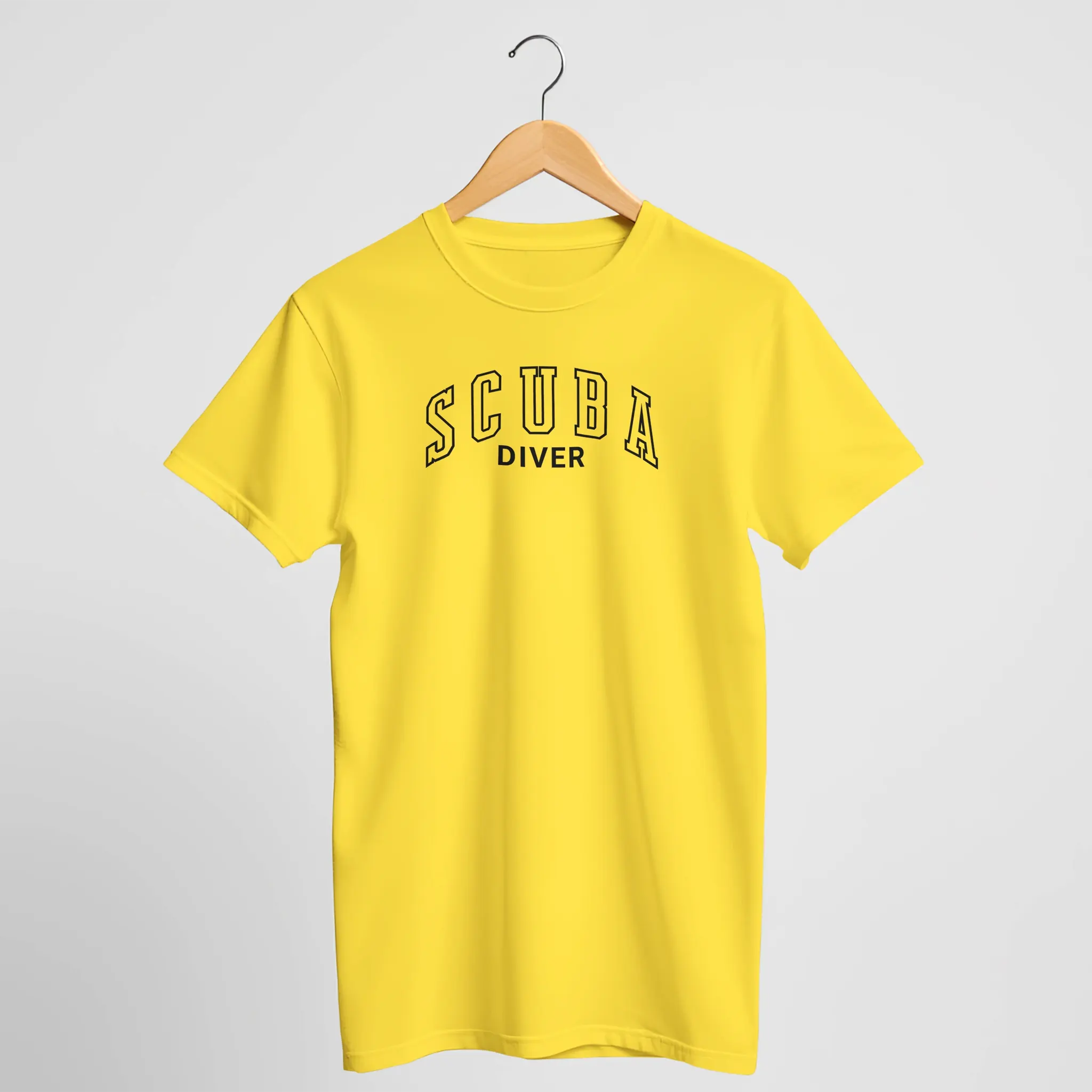 Classic SCUBA DIVER College Font T-Shirt
