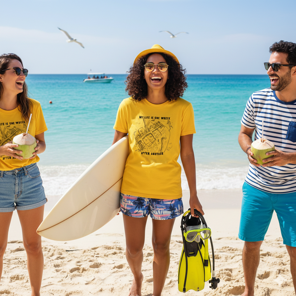 My Life Is One Wreck After Another -  Scuba Diving T-Shirt