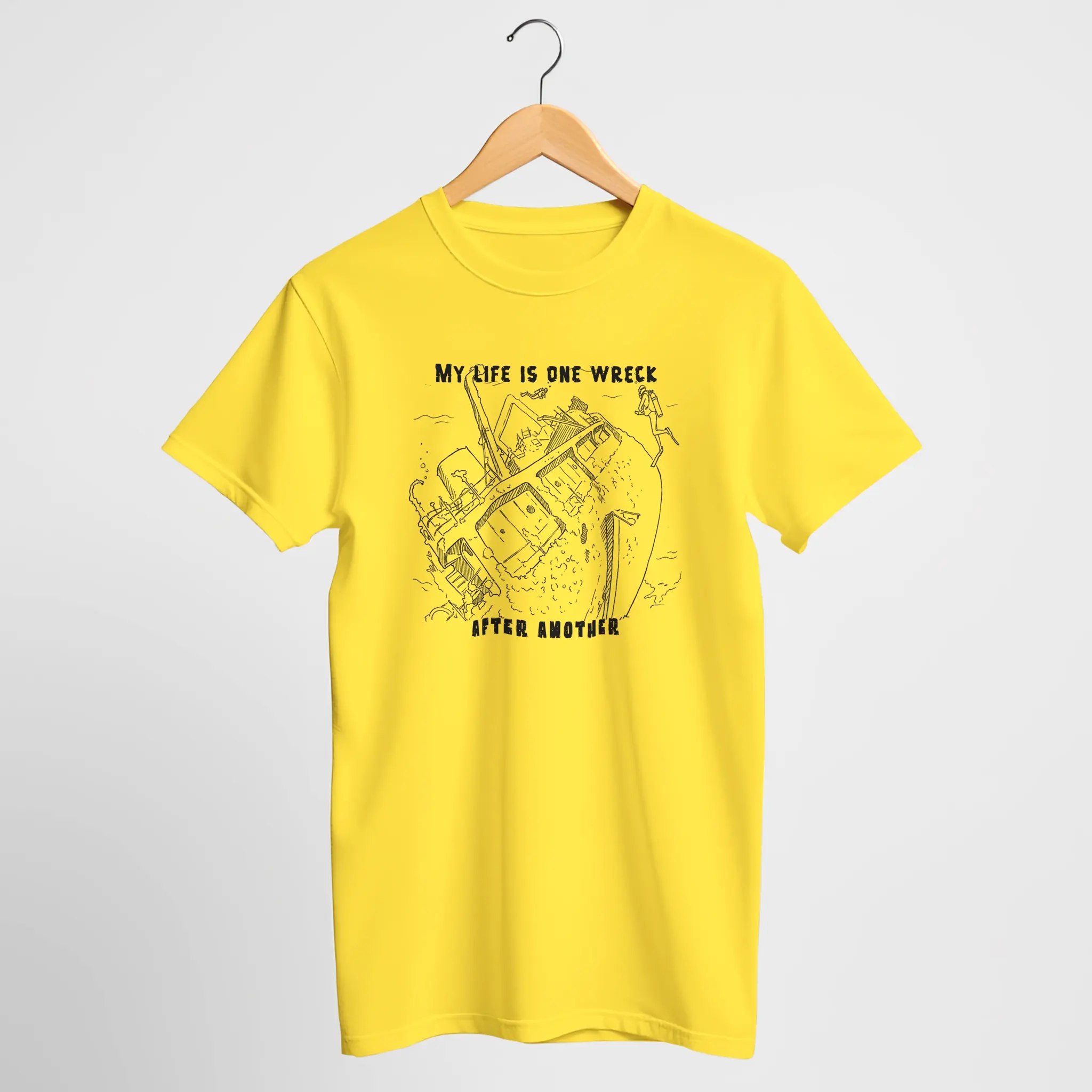 My Life Is One Wreck After Another -  Scuba Diving T-Shirt